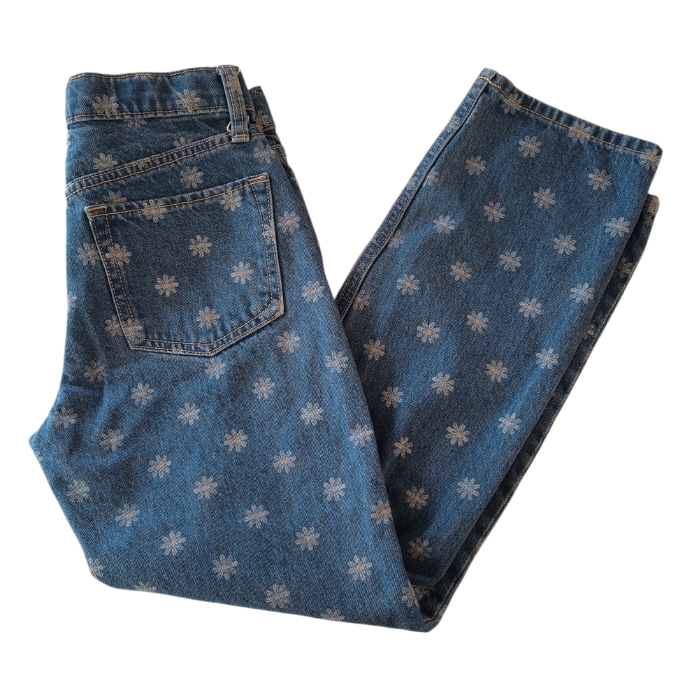 Old Navy Girl's High Rise "Slouchy Straight" Jeans Size 12